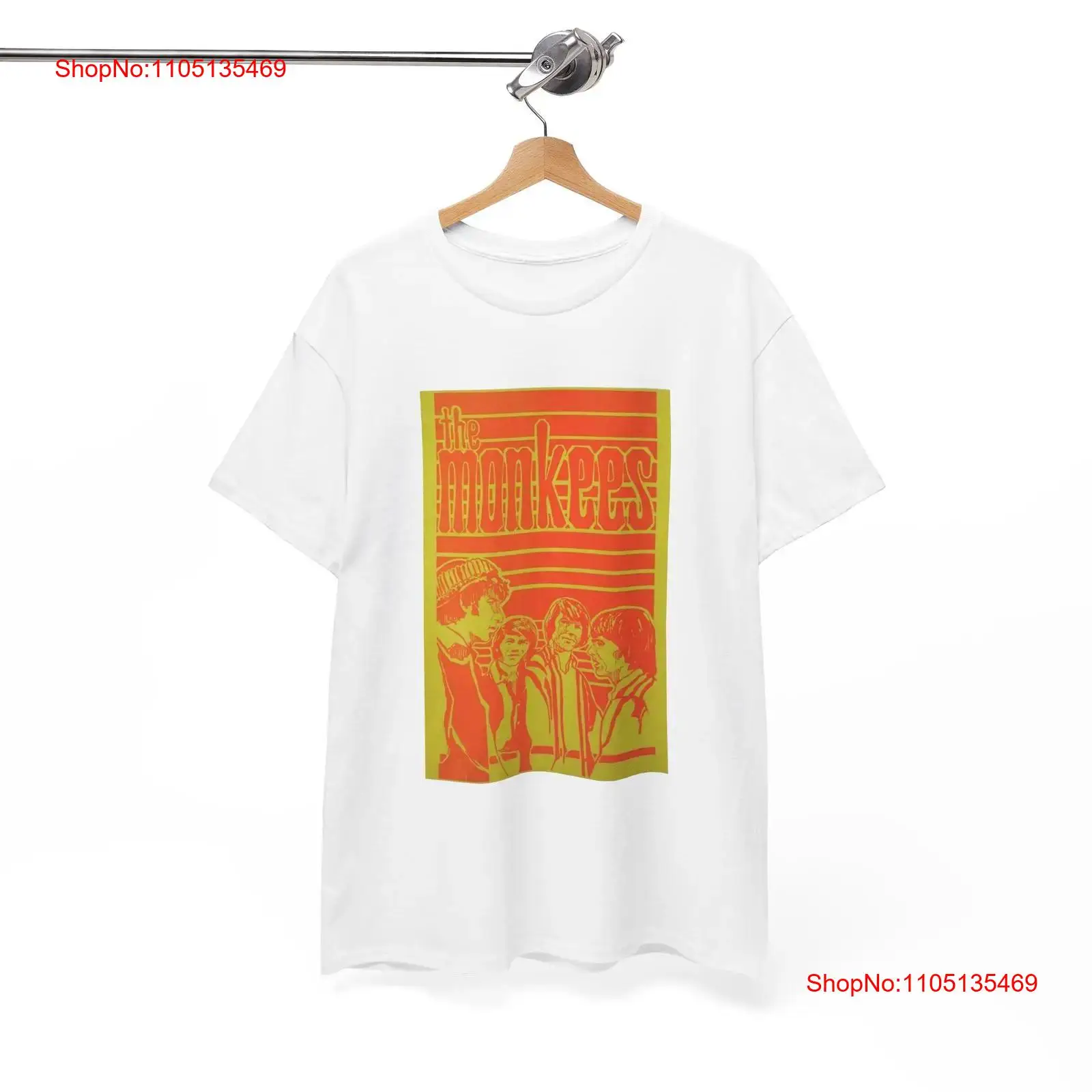 Men'S Fashion 70S - The Monkees T Shirt Vintage Poster