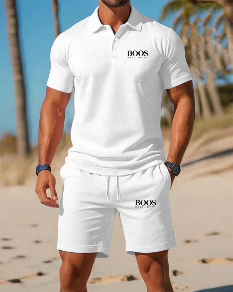 Men'S Fashion Polo - New men's business casual short sleeved