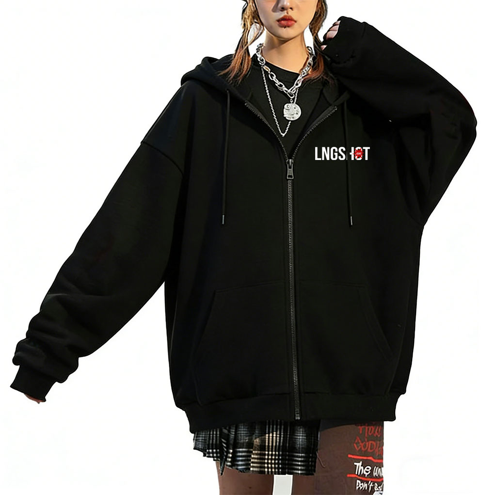 Mens Fashion Zip Up Hoodies - Korean Band Lngshot Shot Callers Album