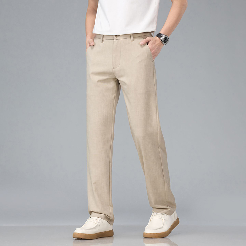 Men'S Fashion Khaki Pants - 2026 Men Summer Classic Versatile Business