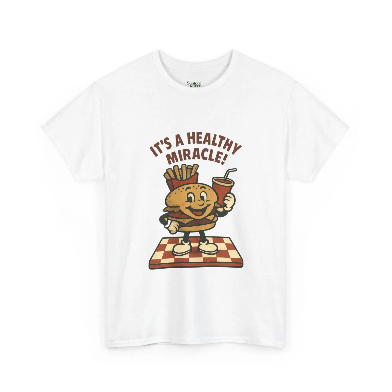 Mens Fashion In The 50S - It's A Healthy Miracle Retro Cartoon