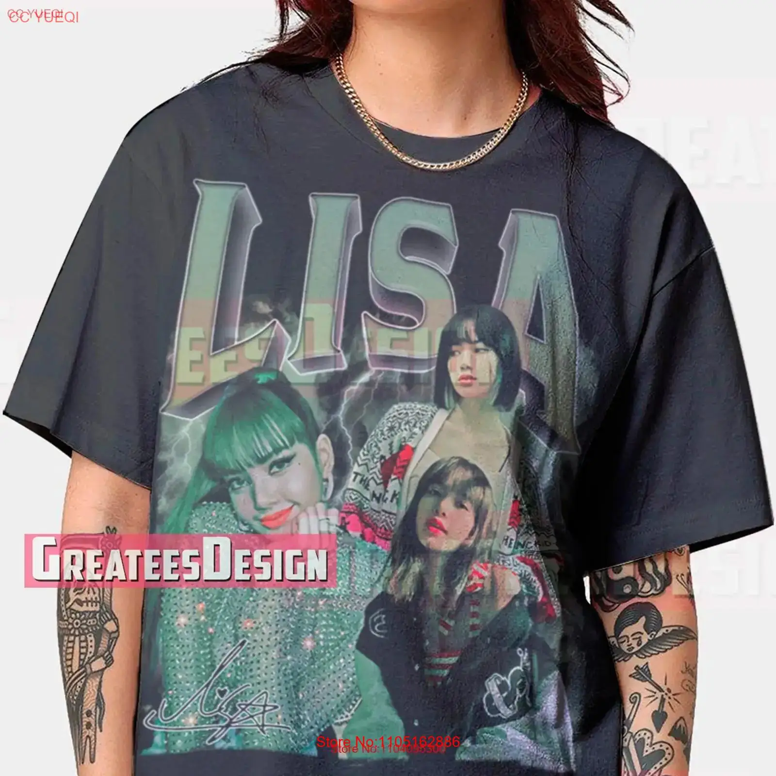 Men'S Fashion Oversized T Shirt - Limited Lisa T shirt Lalisa Manobal