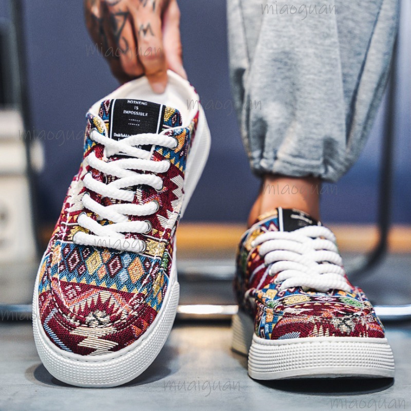 Mens Fashion Trainers - Fashion Men's Canvas Shoes Spring Summer
