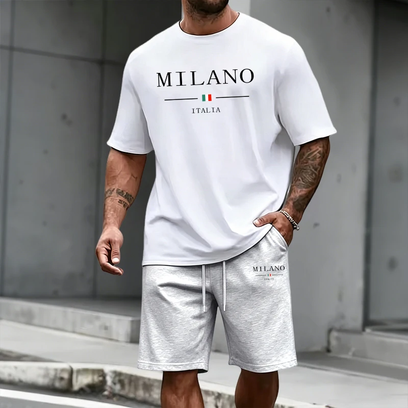 Men'S Fashion Advice - Men's Tracksuit Short Sleeve Top and