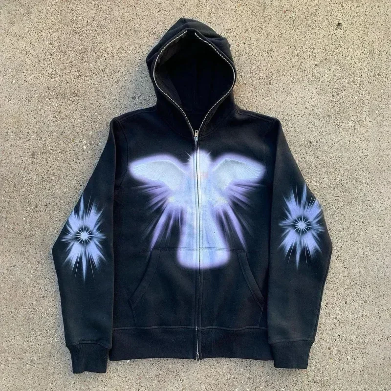 Women Men Y2K Fashion Hoodie L - Mens Fashion Zip Up Hoodies recensie en prijs