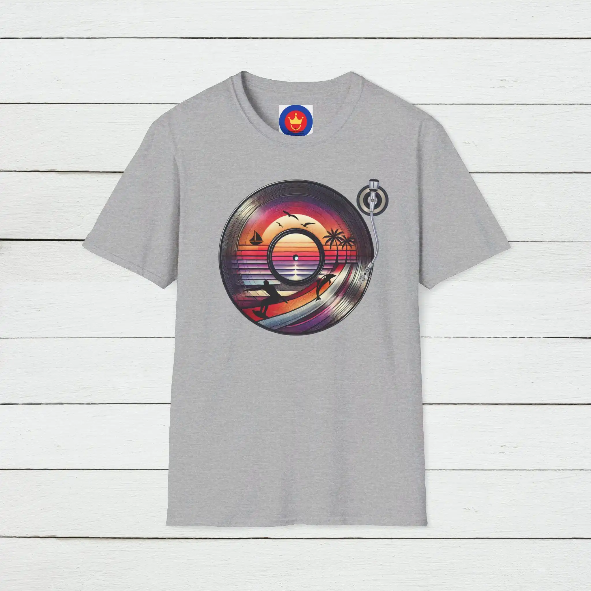 Retro Beach Vinyl T Shirt Vint - Men'S Fashion 70S recensie en prijs