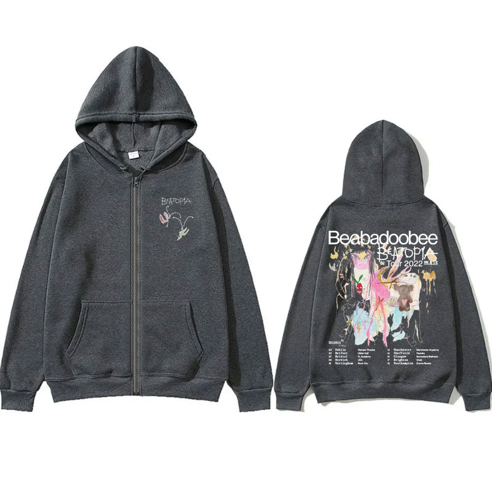 Beabadoobee Beatopia Tour Zipp - Mens Fashion Zip Up Hoodies recensie en prijs