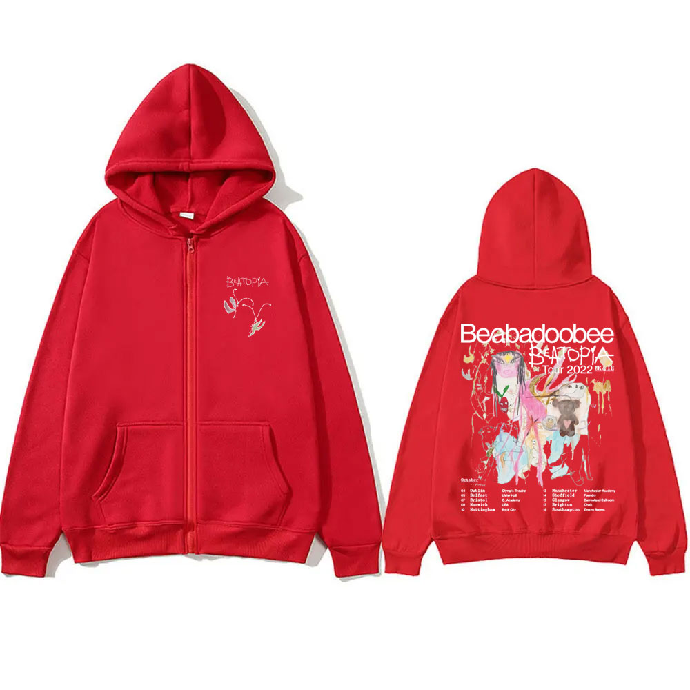 Beabadoobee Beatopia Tour Zipp - Mens Fashion Zip Up Hoodies recensie en prijs