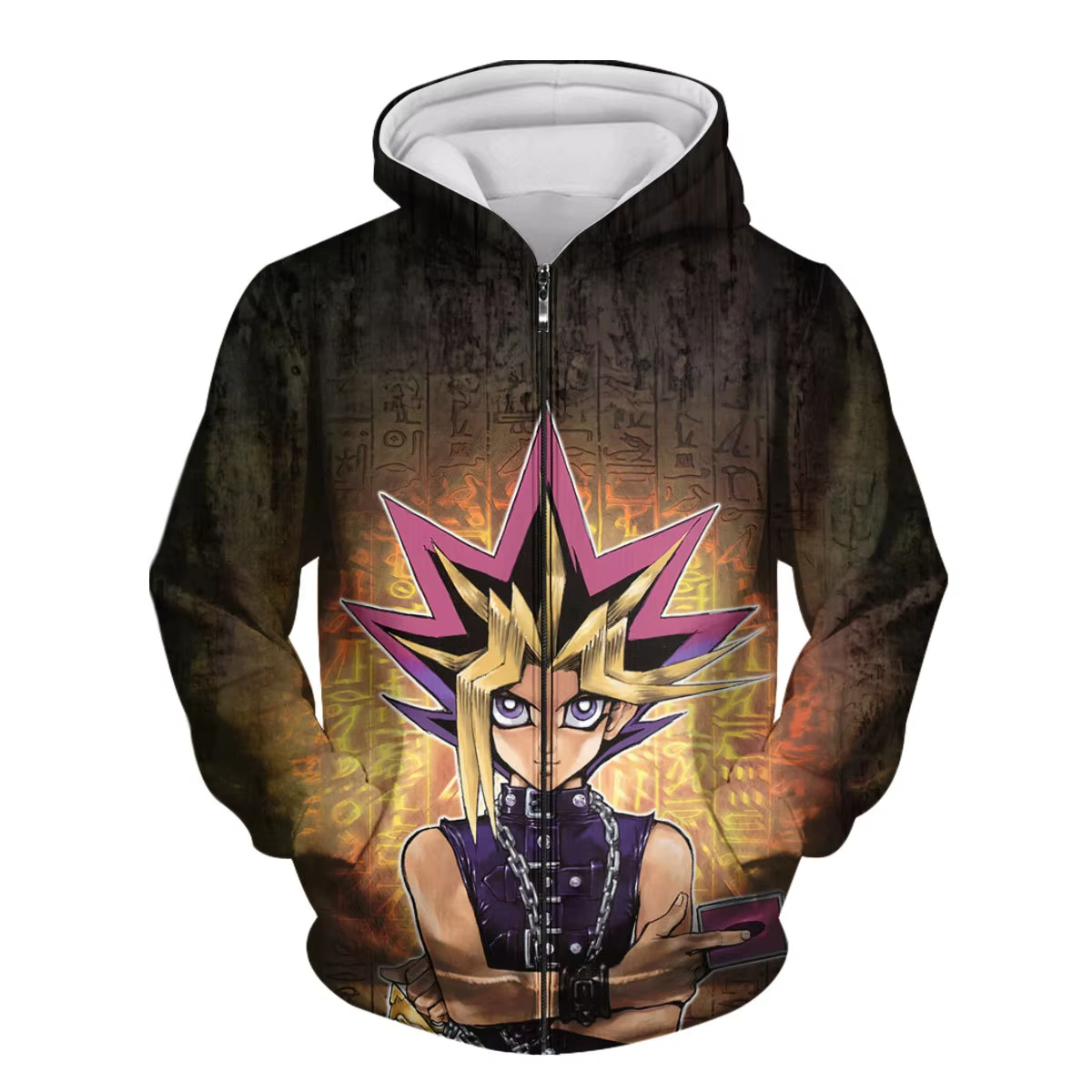 Japanese Anime Yu Gi Oh 3d Pri - Mens Fashion Zip Up Hoodies recensie en prijs