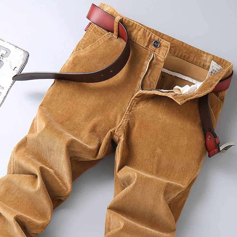 Cotton Corduroy Casual Pants M - Men'S Fashion Khaki Pants recensie en prijs