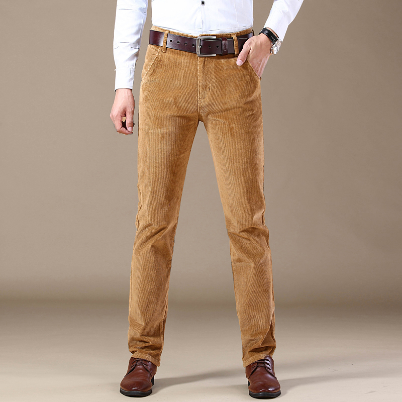 Cotton Corduroy Casual Pants M - Men'S Fashion Khaki Pants recensie en prijs