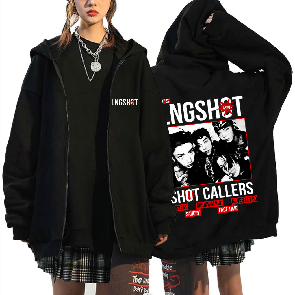 Korean Band Lngshot Shot Calle - Mens Fashion Zip Up Hoodies recensie en prijs