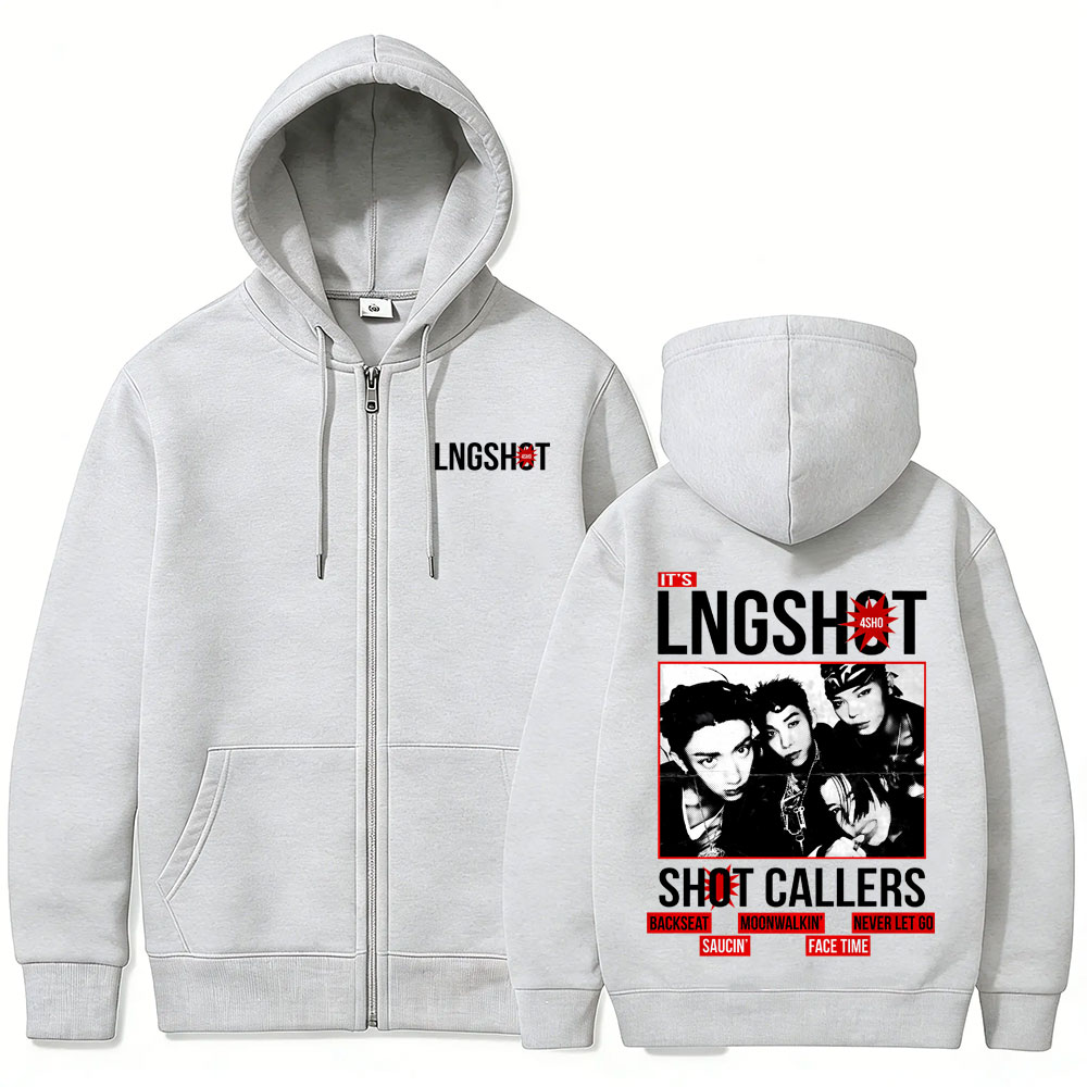 Korean Band Lngshot Shot Calle - Mens Fashion Zip Up Hoodies recensie en prijs