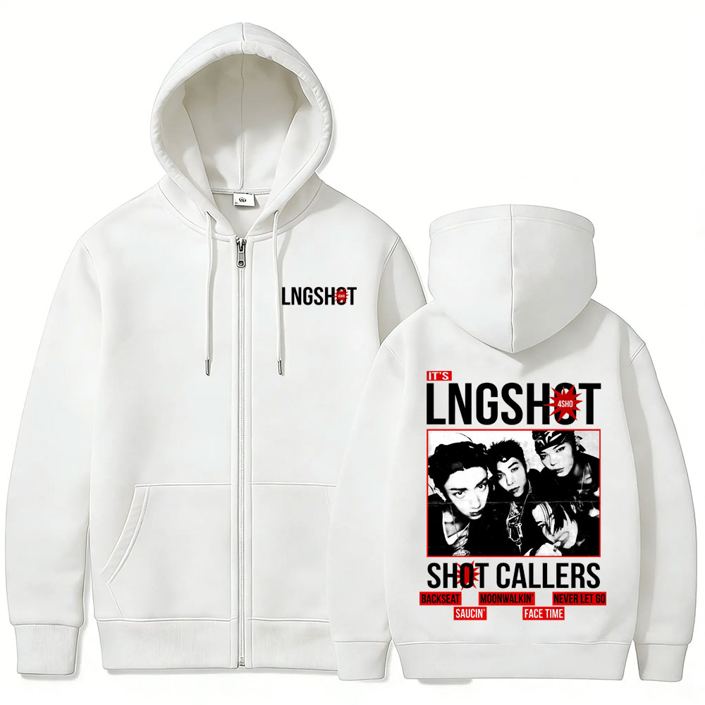 Korean Band Lngshot Shot Calle - Mens Fashion Zip Up Hoodies recensie en prijs