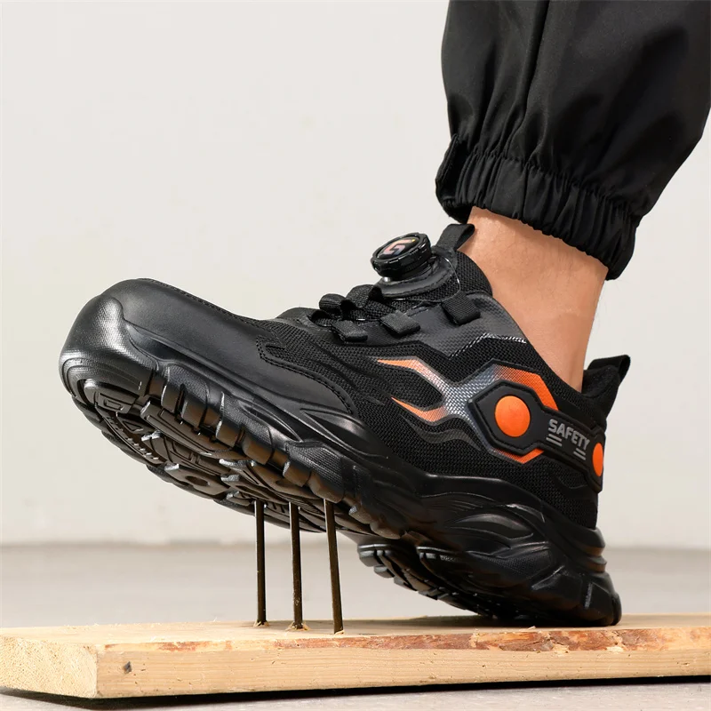 Men  Steel Toe Work Shoes Fash - Mens Fashion Trainers recensie en prijs