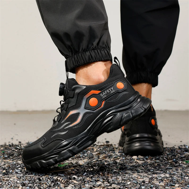 Men  Steel Toe Work Shoes Fash - Mens Fashion Trainers recensie en prijs