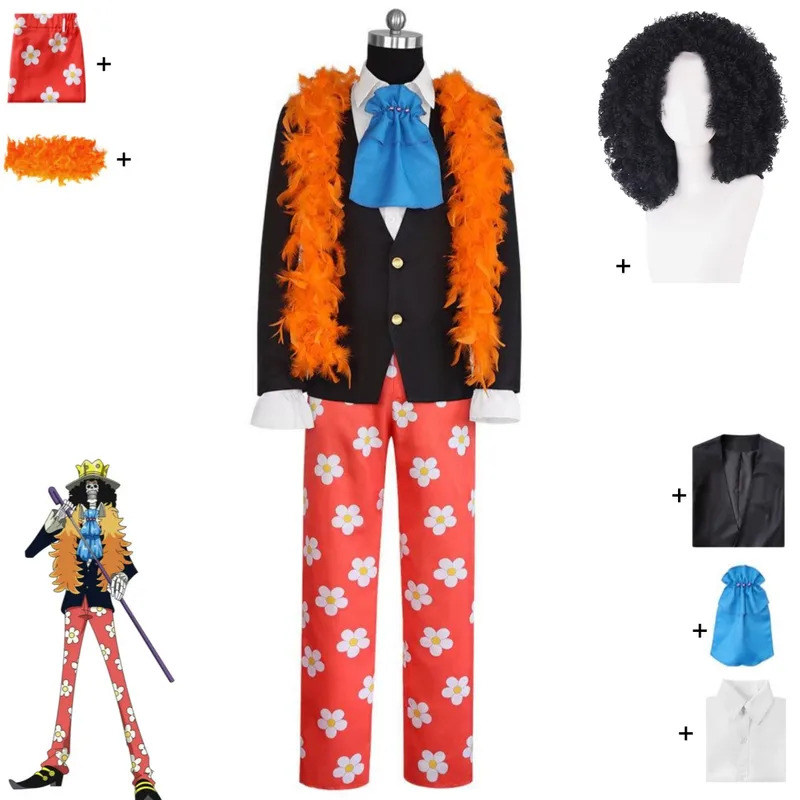 Anime Burukku Brook Cosplay Co - Trench Coat Men recensie en prijs