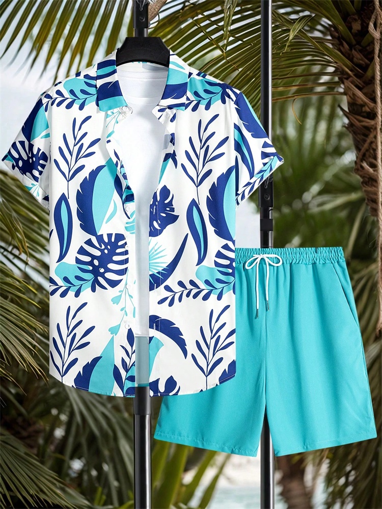 Men's Short-sleeved Shirt Set  - Men Fashion Upper recensie en prijs