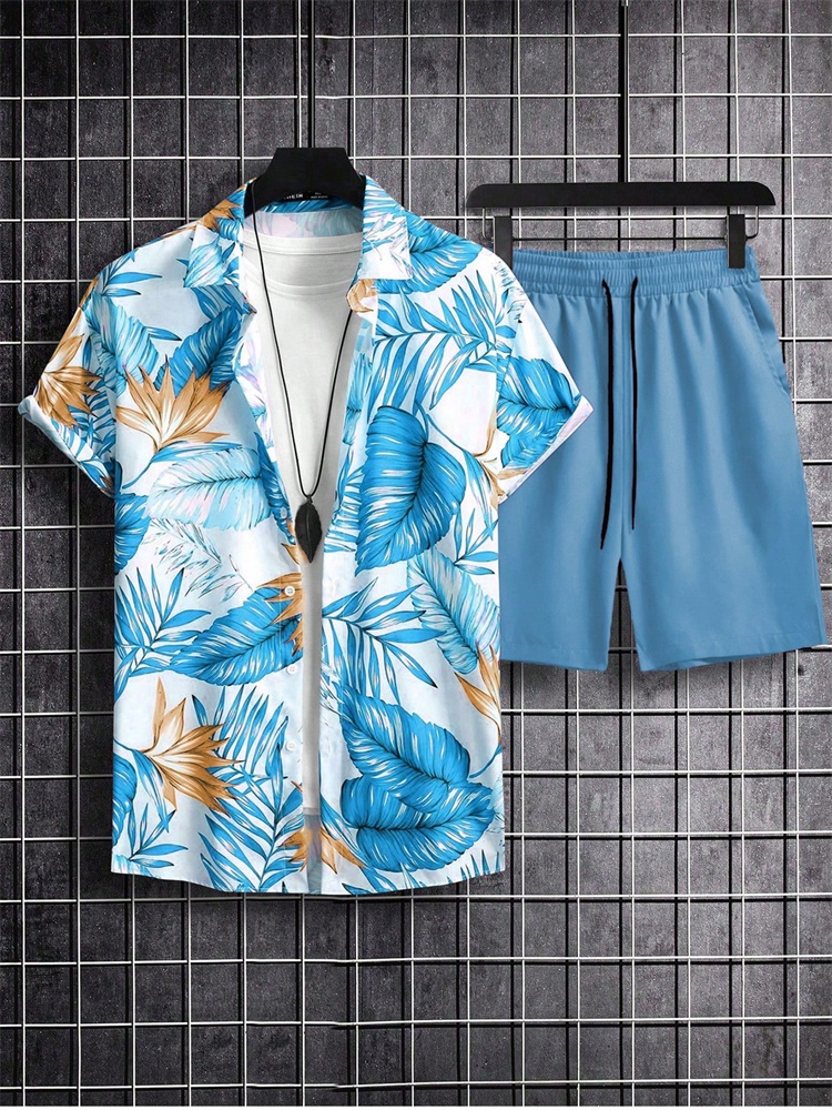 Men's Short-sleeved Shirt Set  - Men Fashion Upper recensie en prijs