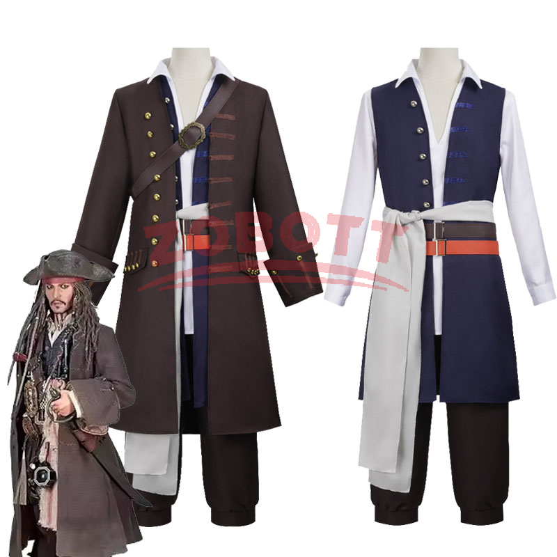 Captain Jack Sparrow Cosplay C - Trench Coat Men recensie en prijs