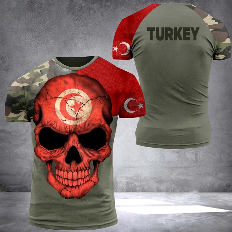 Turkish Flag Camouflage 3d Pri - Men'S Fashion Oversized T Shirt recensie en prijs