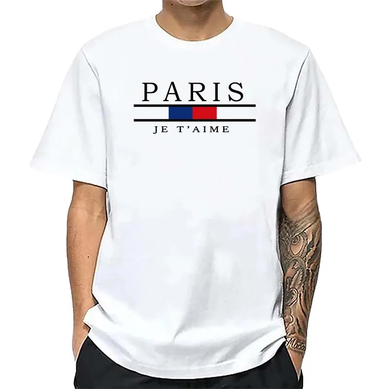 Paris Graphic Print T-shirts M - Paris Men'S Fashion recensie en prijs