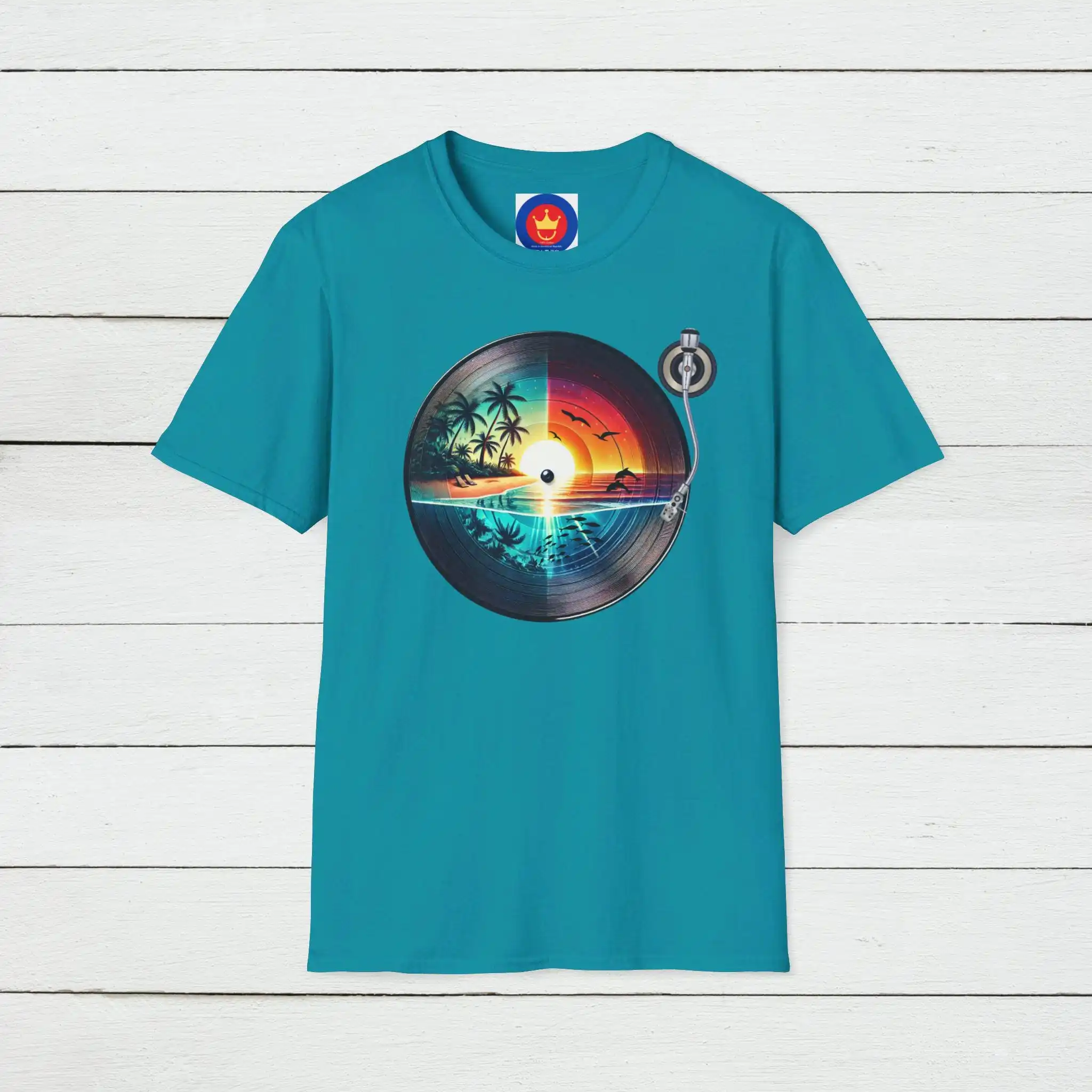 Retro Beach Vinyl T Shirt Vint - Men'S Fashion 70S recensie en prijs