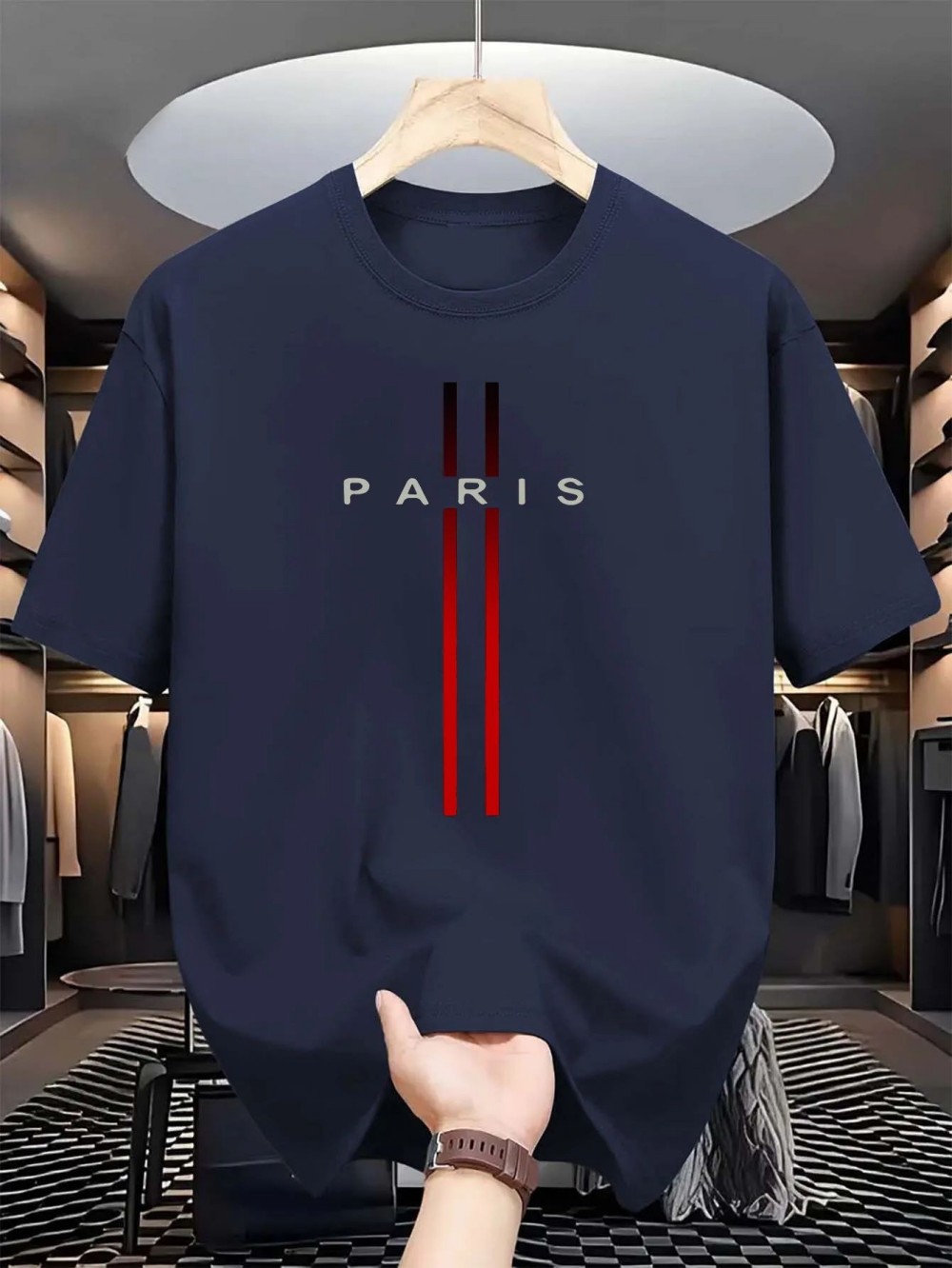Paris Letter 3D print sport Qu - Paris Men'S Fashion recensie en prijs