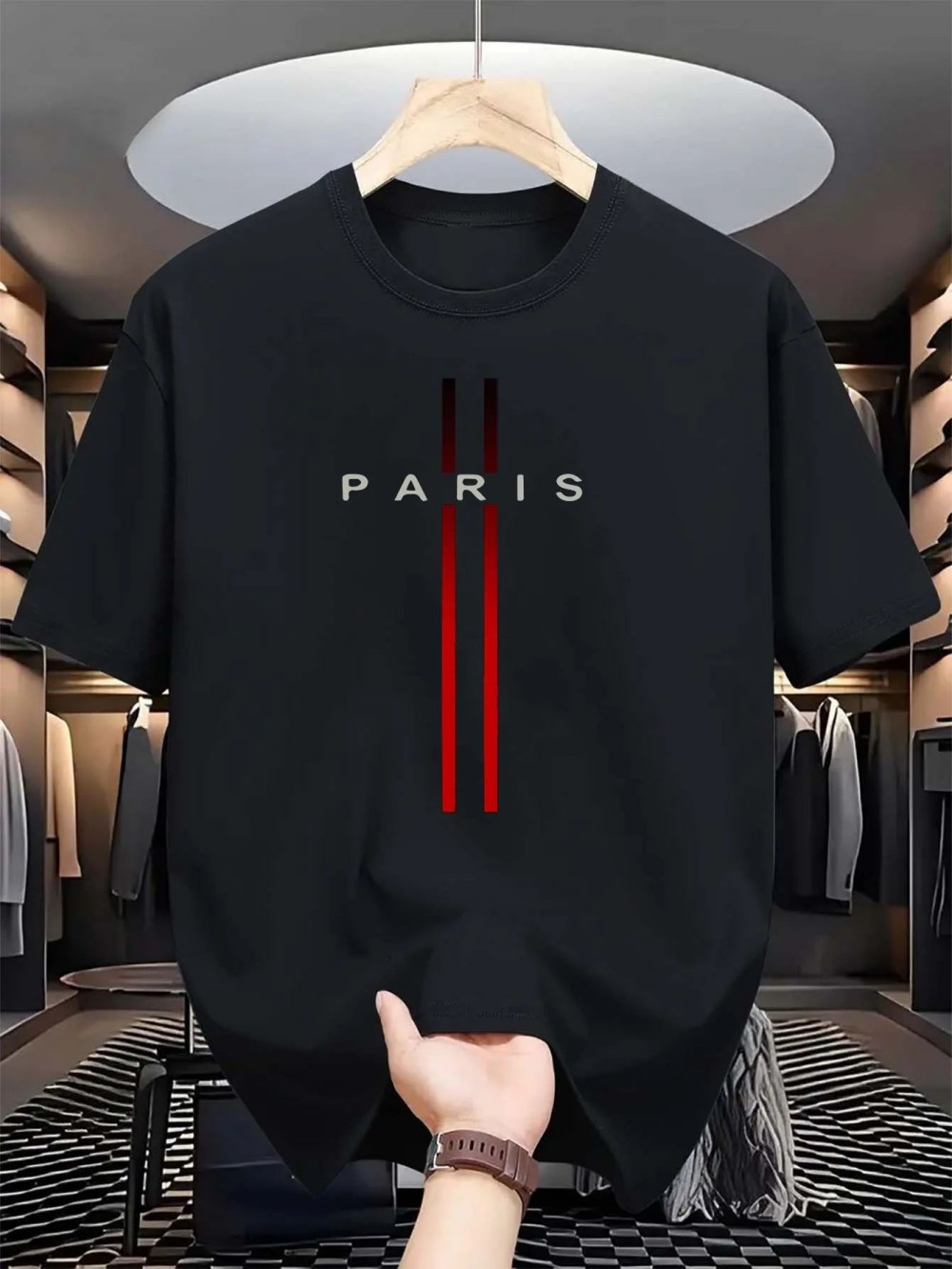 Paris Letter 3D print sport Qu - Paris Men'S Fashion recensie en prijs