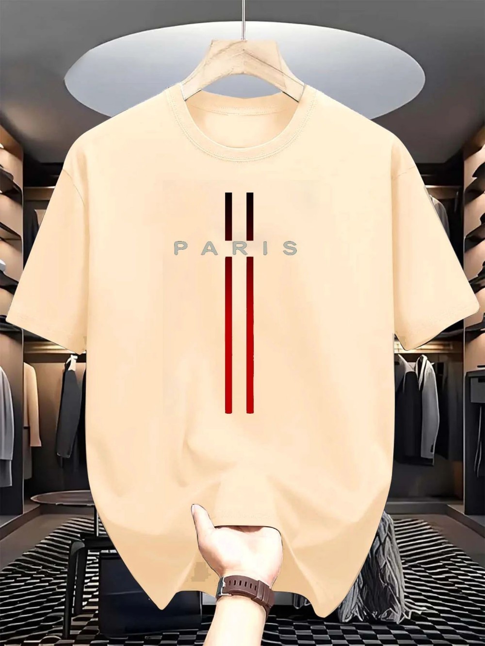 Paris Letter 3D print sport Qu - Paris Men'S Fashion recensie en prijs