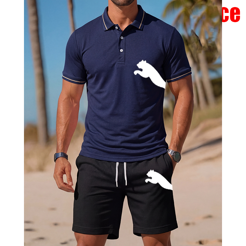 Men's Casual Short-Sleeved Pol - Men'S Fashion Polo recensie en prijs