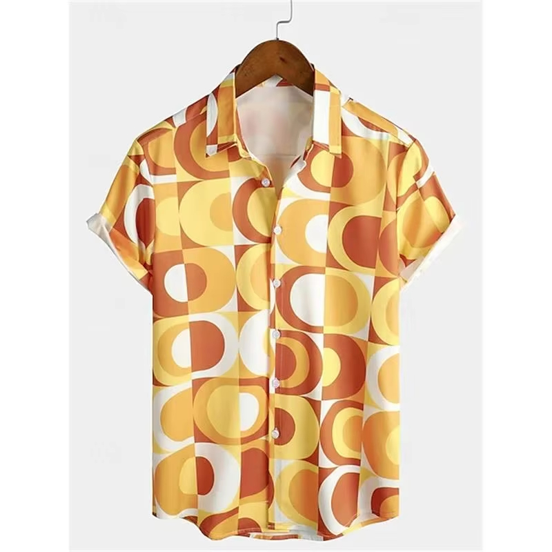 Retro Classic 70s Pattern Prin - Men'S Fashion 70S recensie en prijs