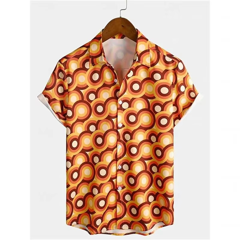 Retro Classic 70s Pattern Prin - Men'S Fashion 70S recensie en prijs