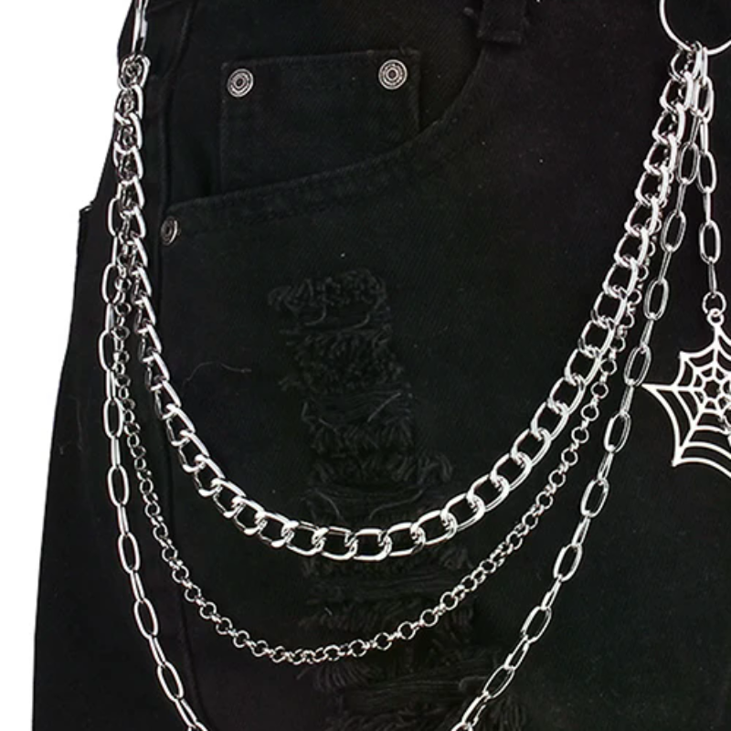 Fashion Punk Metal Pants Chain - Jeans Pants Fashion Men recensie en prijs
