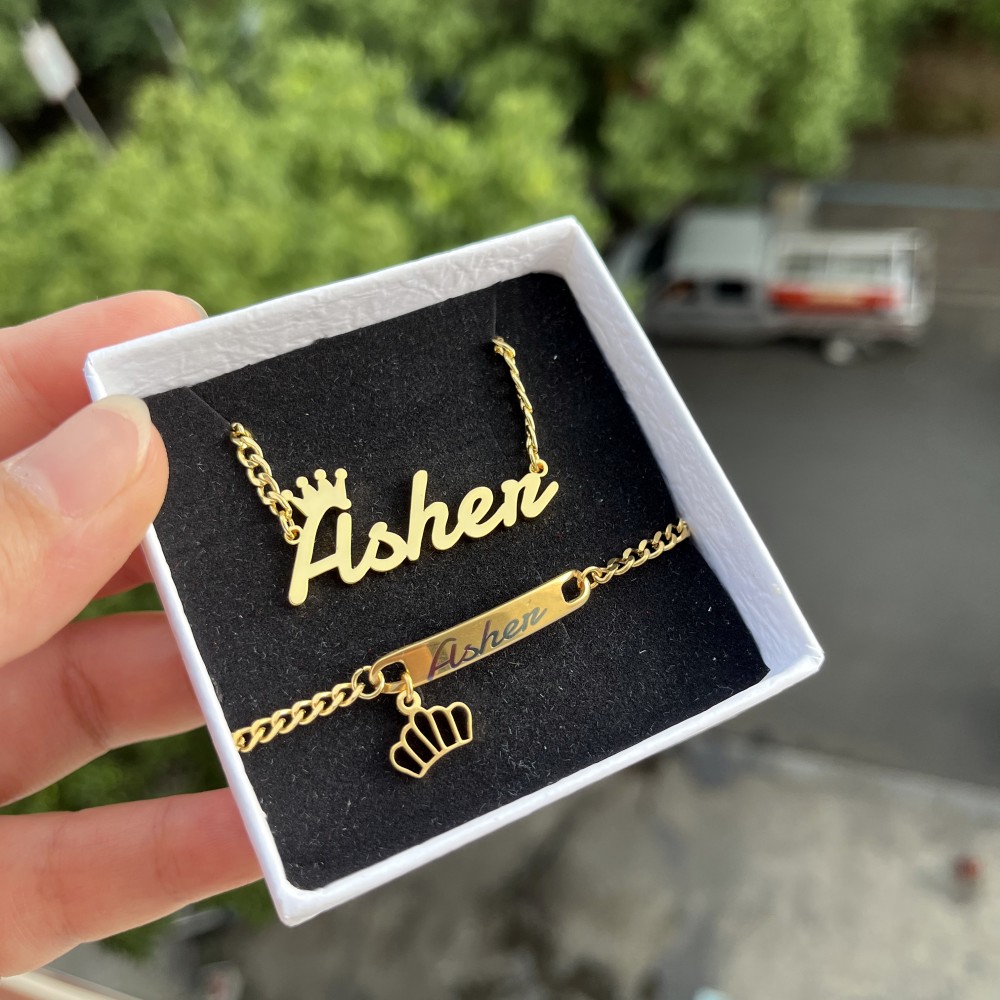 DUOYING Custom Name Necklace F - Men'S Fashion Jewelry Bracelets recensie en prijs