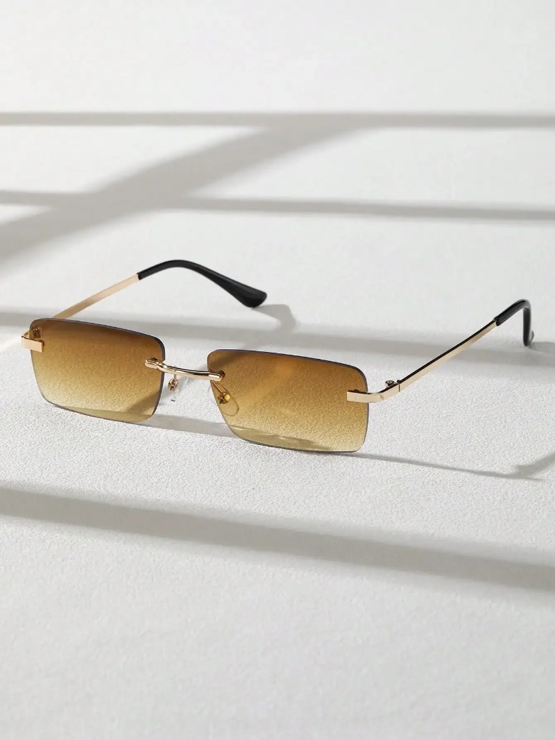 Retro Men Metal Square Rimless - Men'S Fashion Glasses recensie en prijs