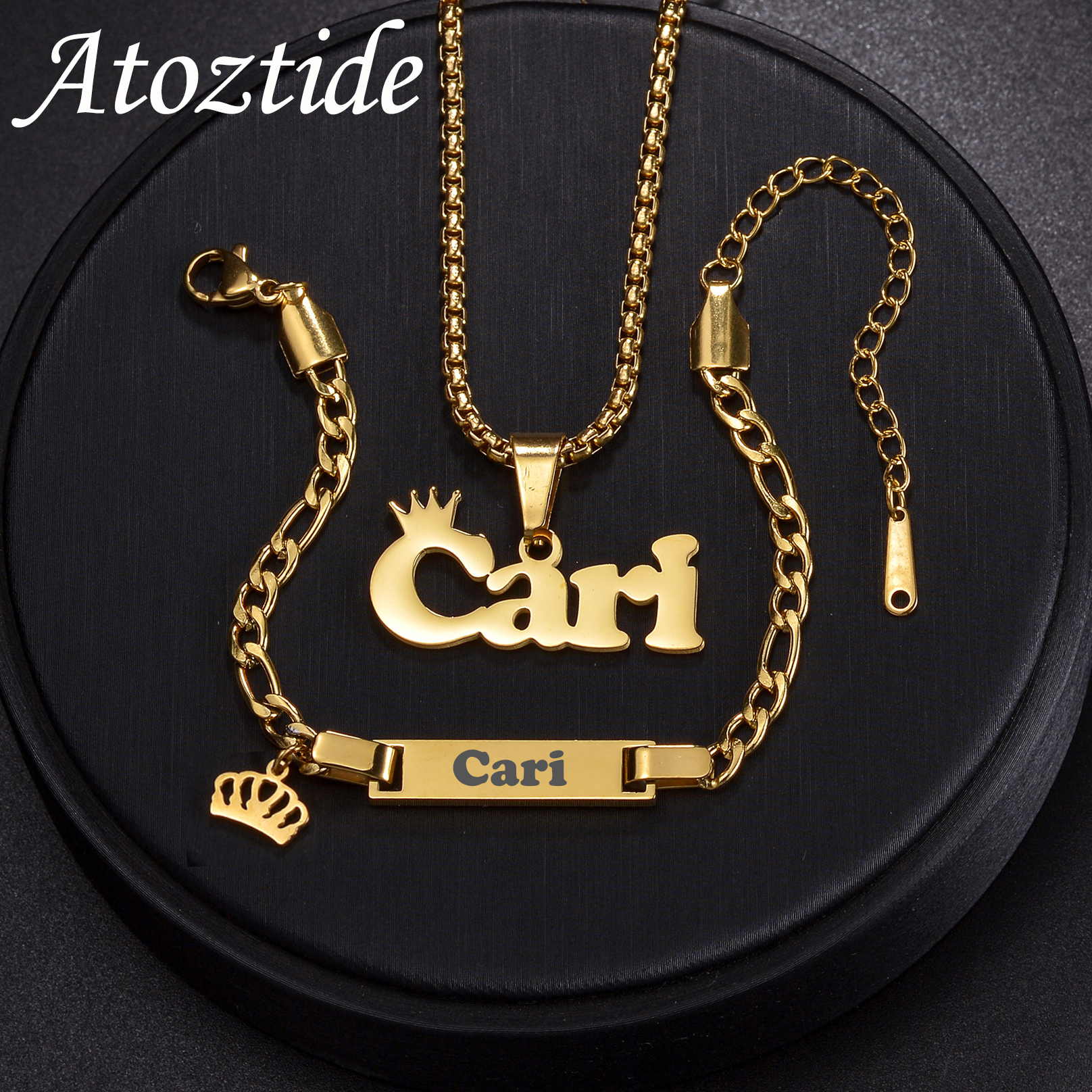 Atoztide Personalized Custom N - Men'S Fashion Jewelry Bracelets recensie en prijs