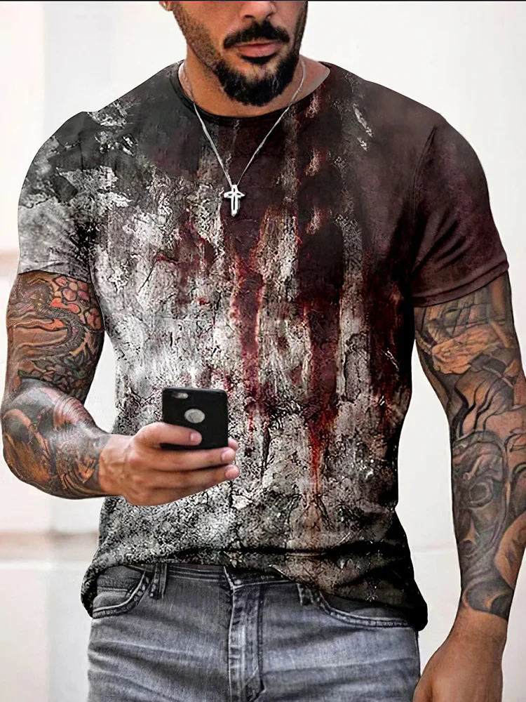 Men's zombie T-shirt, Hallowee - Men'S Fashion Oversized T Shirt recensie en prijs