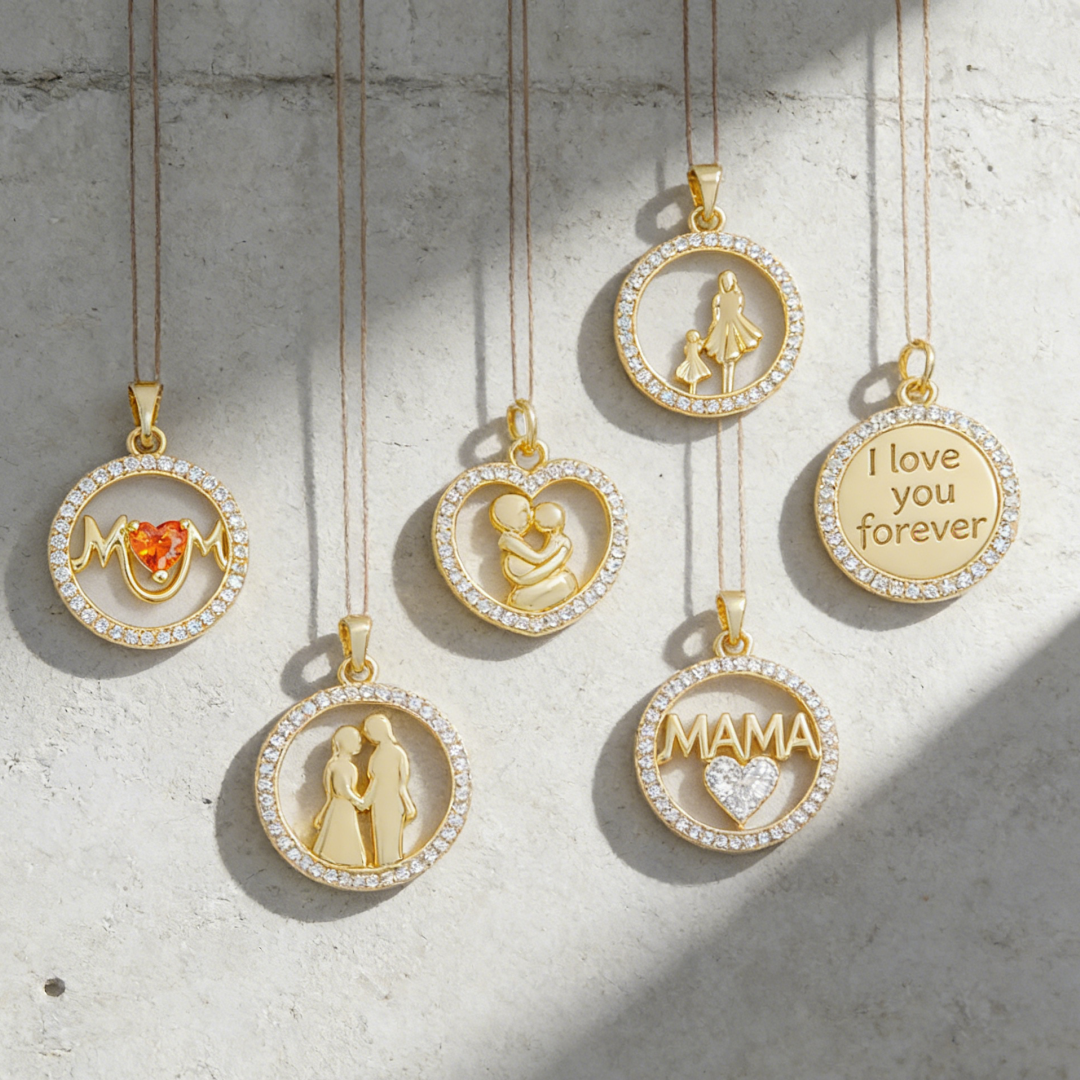 2Pcs Pendants Brass Mom Mother - Men'S Fashion Jewelry Bracelets recensie en prijs