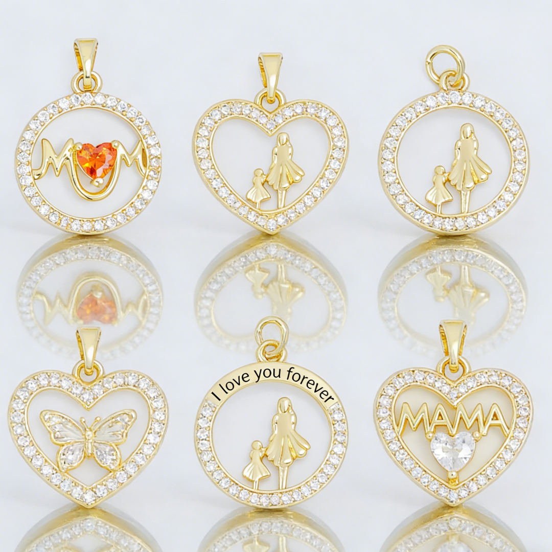 2Pcs Pendants Brass Mom Mother - Men'S Fashion Jewelry Bracelets recensie en prijs