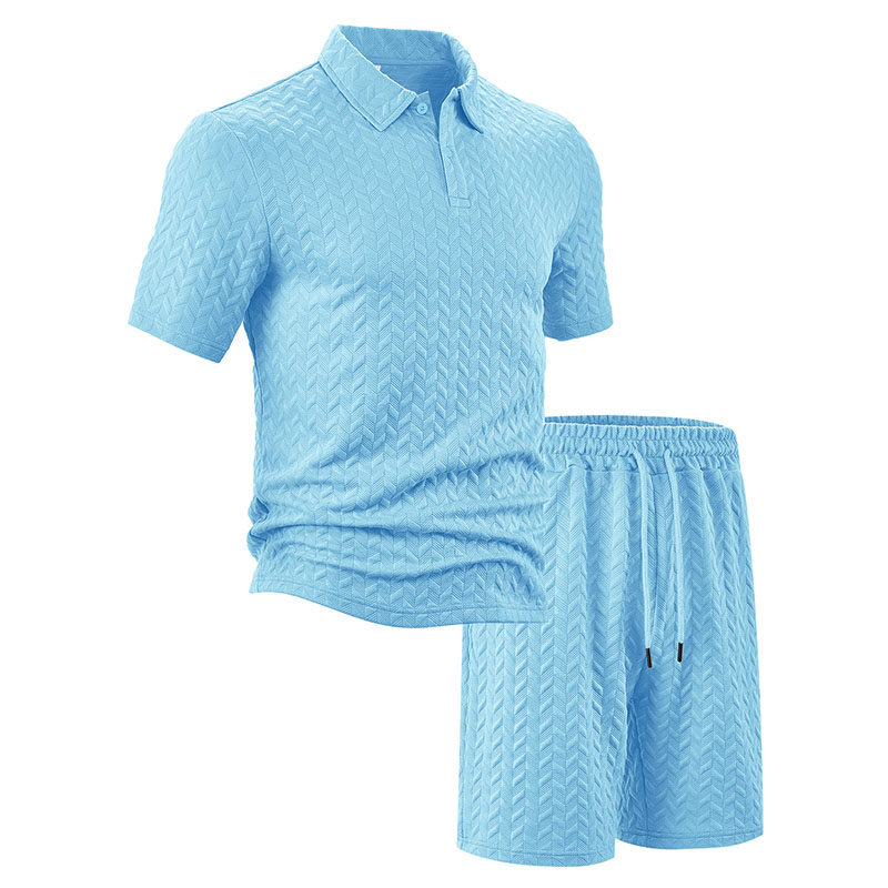 Men's summer lapel jacquard th - Men'S Fashion Polo recensie en prijs