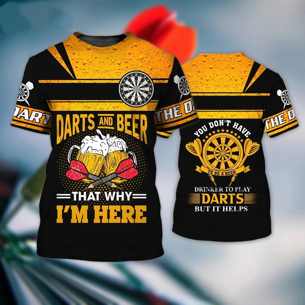 New Men's Dart Turntable 3D Pr - Men'S Fashion Oversized T Shirt recensie en prijs
