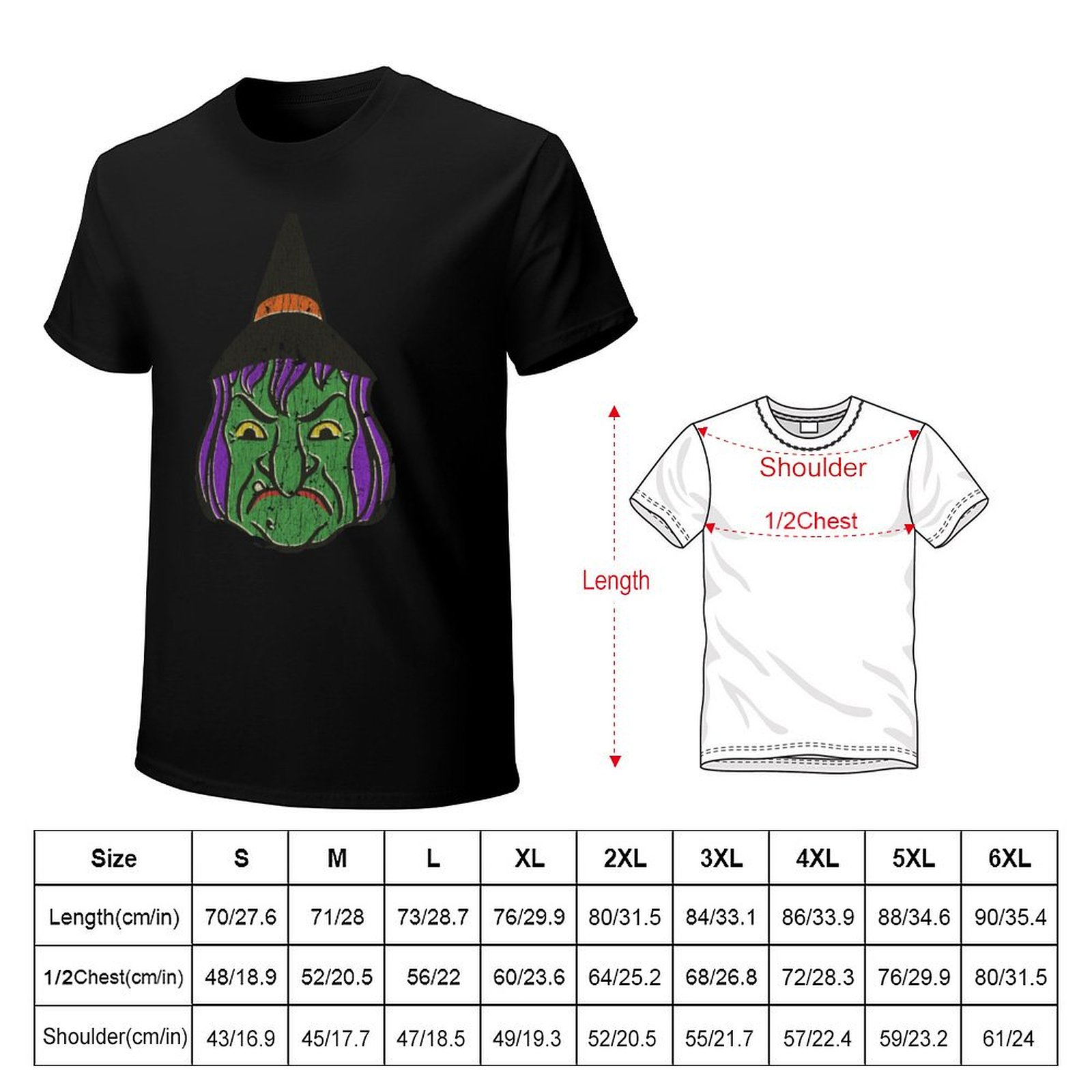 1950s Halloween Witch T-Shirt  - 1950S Fashion Men'S recensie en prijs
