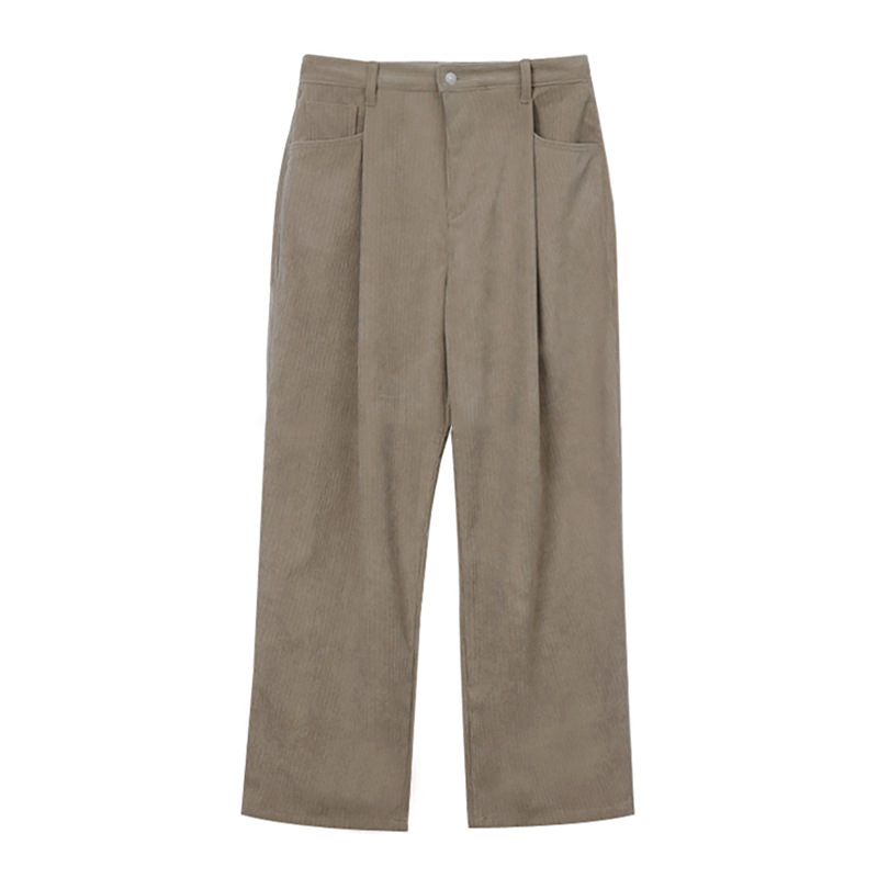 Spring Men's Dark Khaki Solid  - Men'S Fashion Khaki Pants recensie en prijs