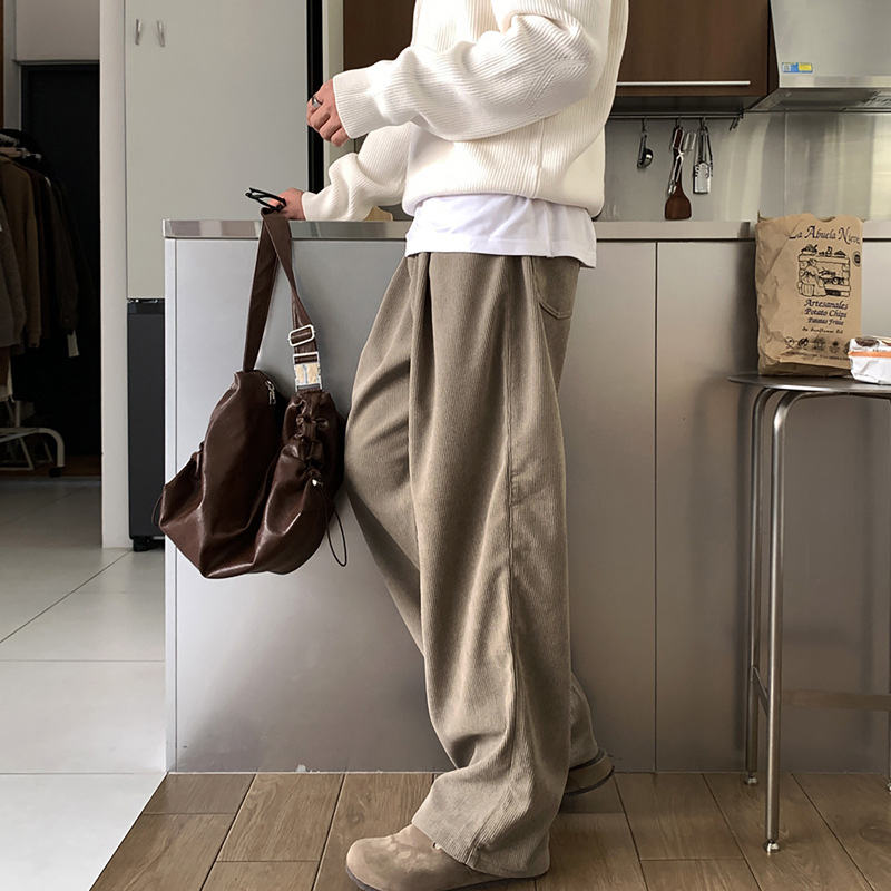 Spring Men's Dark Khaki Solid  - Men'S Fashion Khaki Pants recensie en prijs