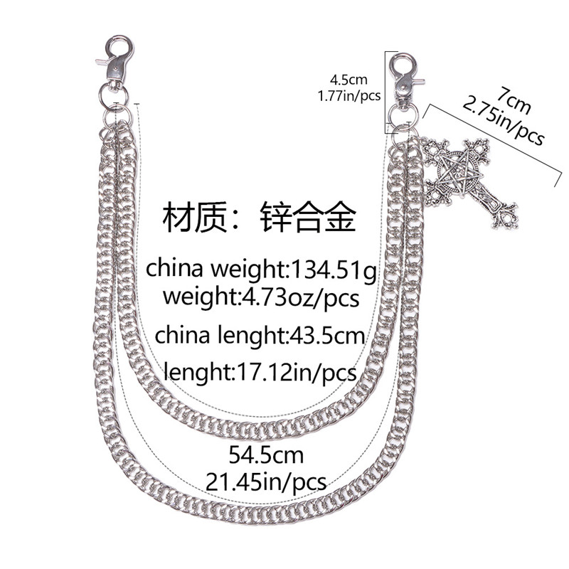 Fashion Punk Metal Pants Chain - Jeans Pants Fashion Men recensie en prijs