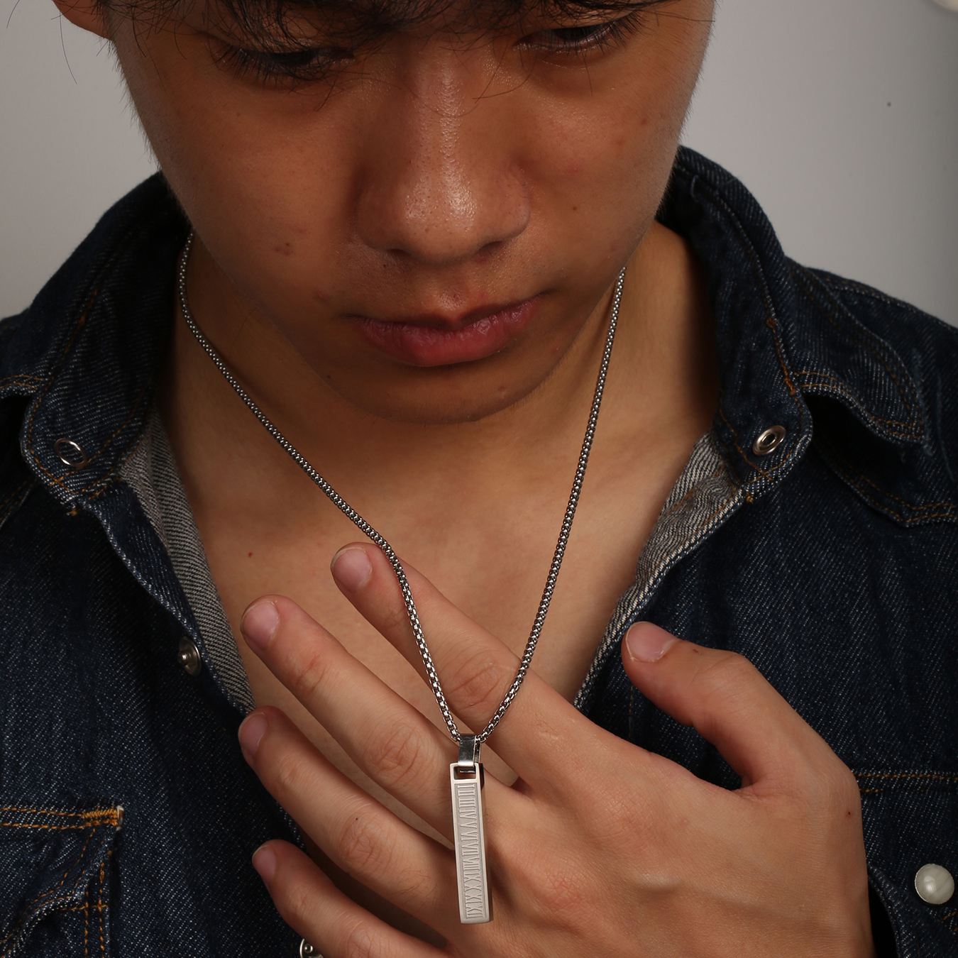 1PC INGAX Fashion Stainless St - Men'S Fashion 70S recensie en prijs