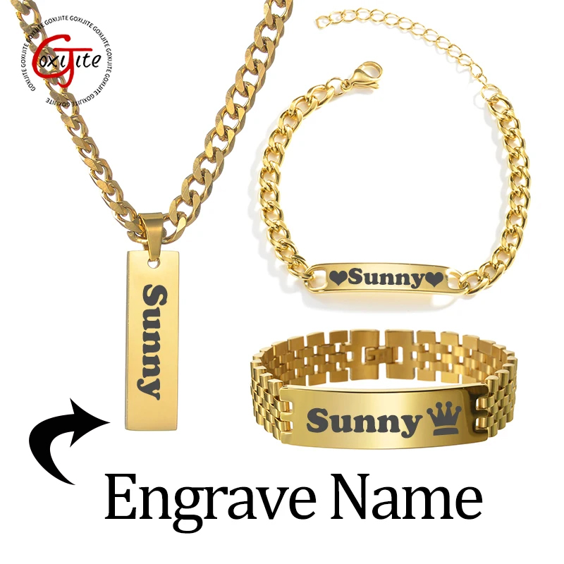 Goxijite Custom Engraved Name  - Men'S Fashion Jewelry Bracelets recensie en prijs