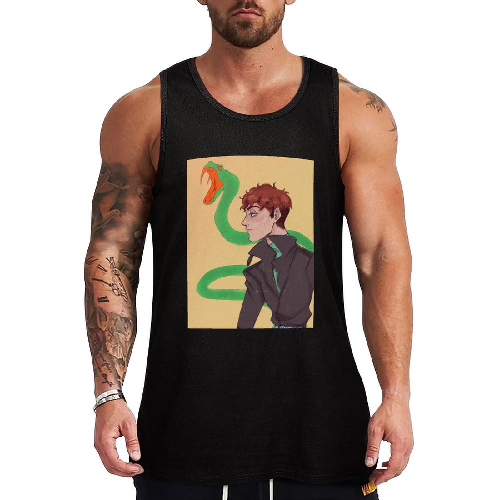 50s snake boy Tank Top Trendy  - Mens Fashion In The 50S recensie en prijs