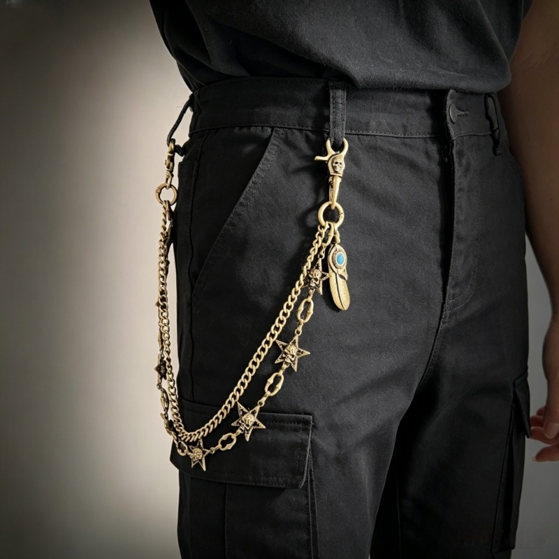 Hip Hop Punk Rock Metal Pants  - Jeans Pants Fashion Men recensie en prijs